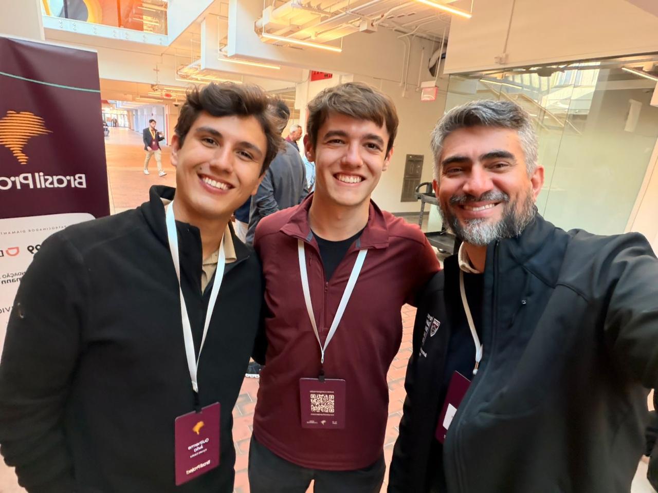 Bruno e Gui em Harvard