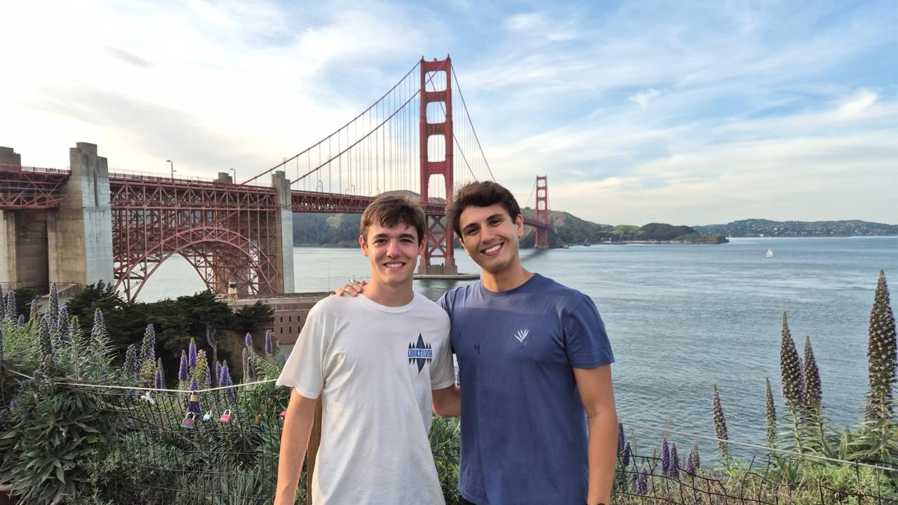 Bruno e Gui em San Francisco